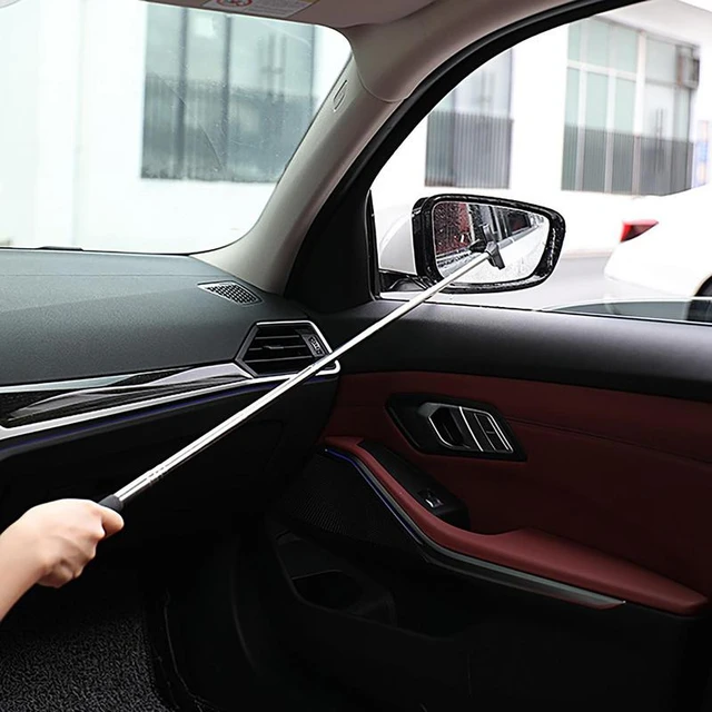 Small Squeegee For Car Window Car Rearview Mirror Wiper Snow Brush And Ice  Scraper With Squeegee Length Up - AliExpress