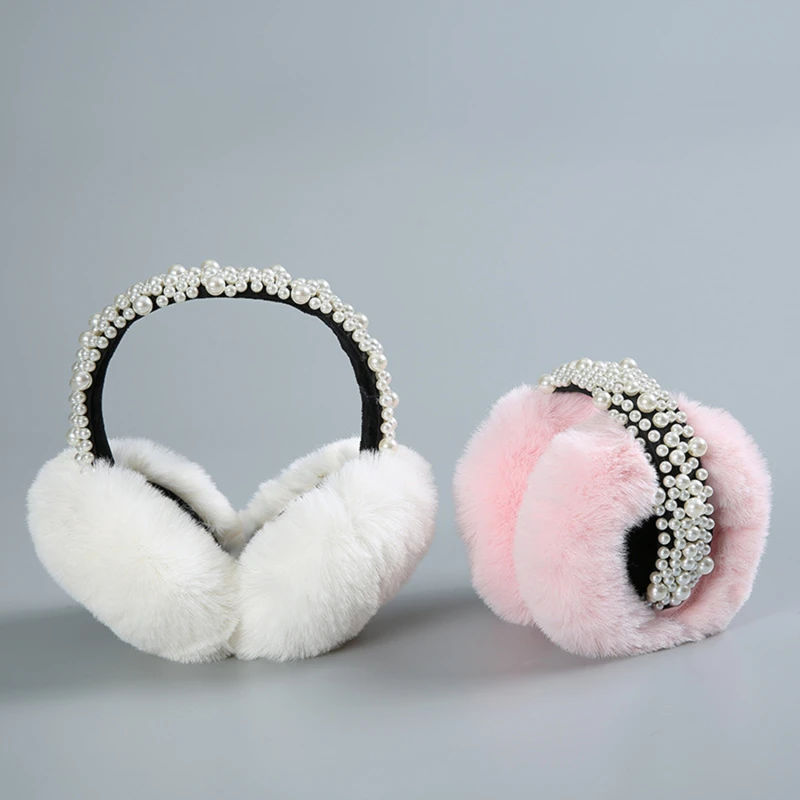 New Fur Solid Color Ladies Earmuffs Autumn and Winter Warm and Comfortable Unisex Skiing Fur