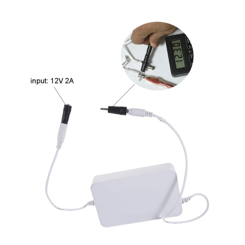 

12V 2A для литий-ионной аккумуляторной батареи постоянного тока, аккумуляторной батареи 15000 мАч