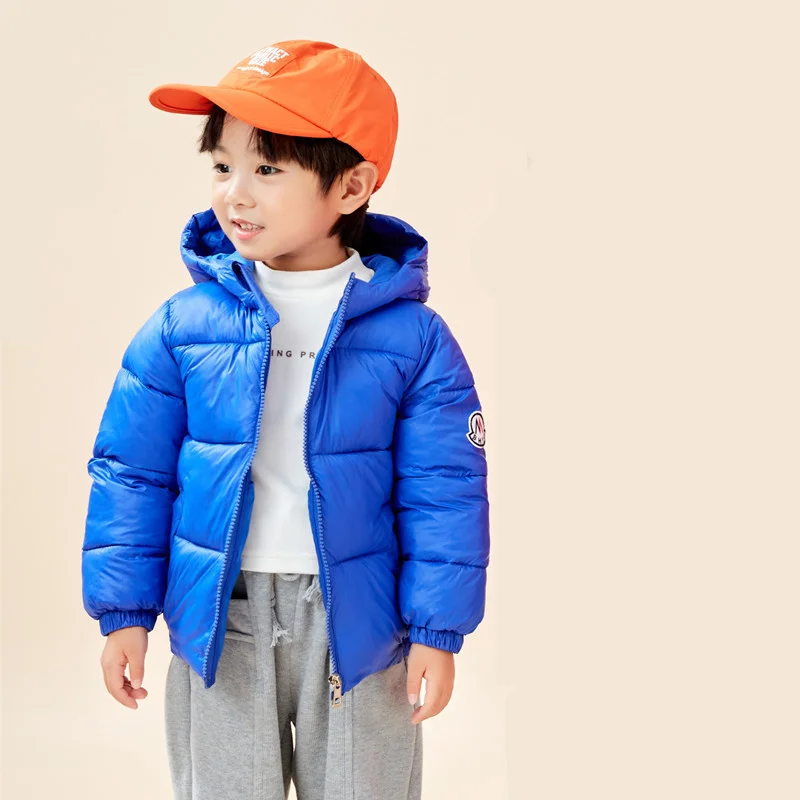 

Boys Down Coat Jacket Cotton Outerwear Windbreak 2023 Stylish Thicken Velvet Winter Warm Ski Outfits Children's Clothing