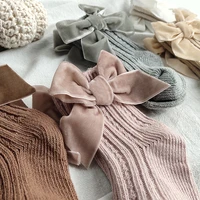 Red Bow Tie Medium Tube Socks Girls' Christmas Stockings Infants Toddlers Soft Cotton Children Non Slip Floor Socks Baby Gift 5