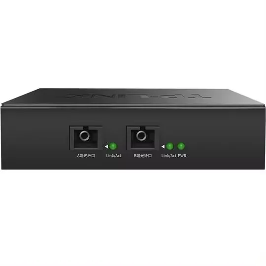 TP-LINK TL-FC323AB-3 fiber transceiver single mode single fiber optic media converter 3 RJ45 UTP and 2 SC Port
