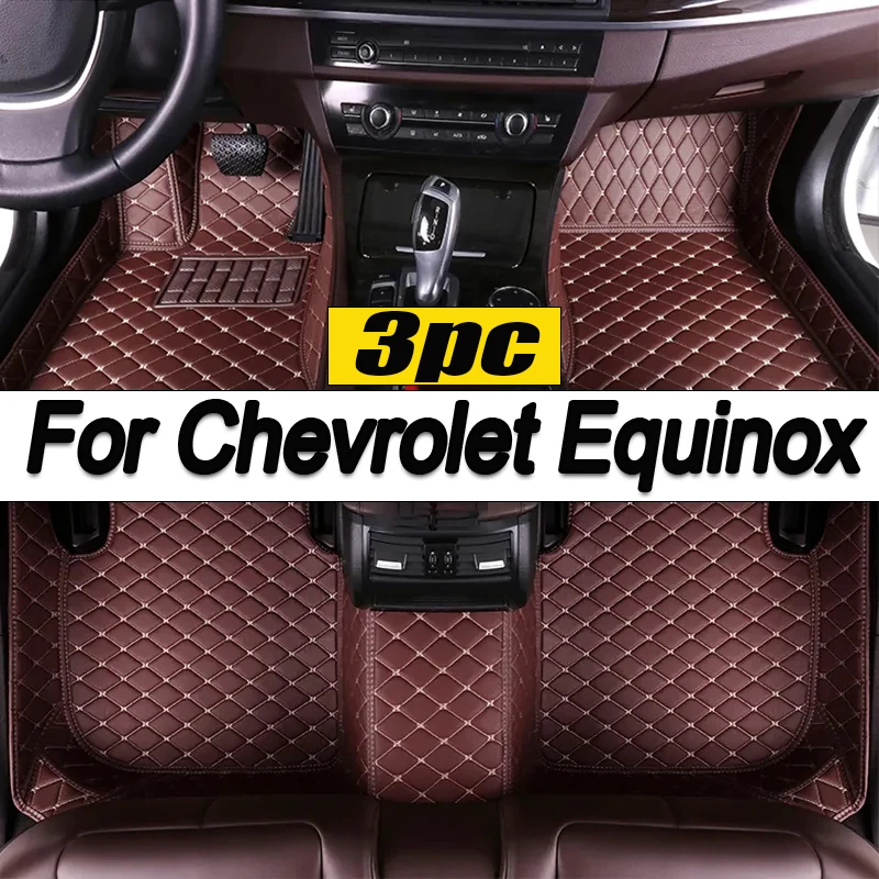 

Car Floor Mats For Chevrolet Equinox 2017 2018 2019 2020 2021 2022 Custom Auto Foot Pads Carpet Cover Interior Accessories