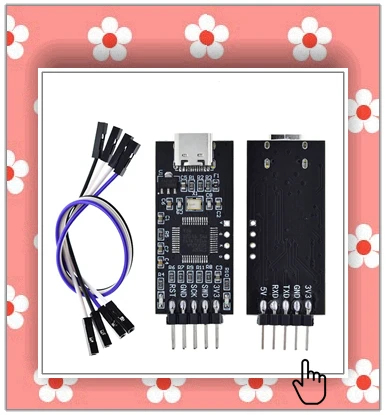 TZT 1/2/5 Stück FT232RL FTDI USB 3.3V 5.5V zu TTL Serieller Adapter Modul für Arduino FT232 Pro Mini USB zu TTL 232 – Detail 2