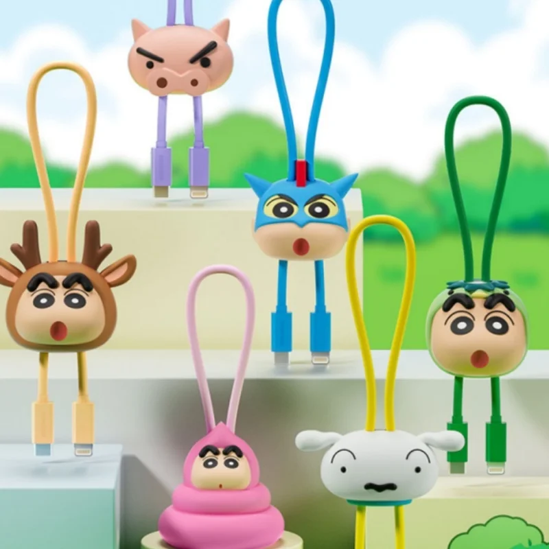 

Аксессуары для Аниме Crayon Shin-Chan Series подходят для Apple дата-кабеля Pd27w Быстрая зарядка милый кулон периферийные подарки