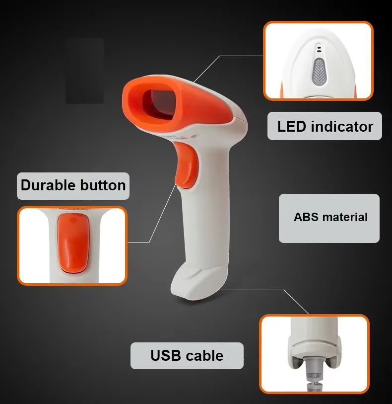 Wireless/Wired1D/2D Barcode Scanners-Handheld & Desktop Models with USB Interface and PDF417 Support