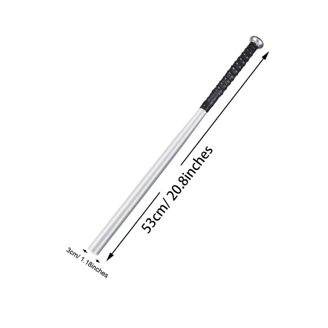 1PC Baseball Bat, 53cm/ 20.8inches Aluminum Alloy Baseball Bat Home Lightweight Softball Bat Practice Bat 6