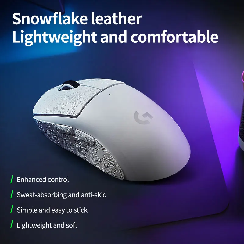 Anti-slip Mouse Sticker For Logitech G Pro Wireless/G PRO X SUPERLIGHT Sweat Resistant Gaming-specific Mouse Grip Tape Skate Han