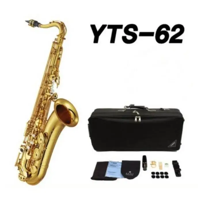 

Тенор-саксофон YTS-62 Bb тенор sax Профессиональный музыкальный инструмент золотистый с фотоэлементом