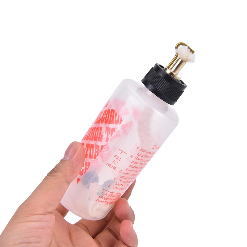 

Dental lab dentistry denture empty plastic alcohol torch alcohol bottle Chemical wax type alcohol lamp hot sale