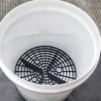 23.5*6CM yclone Dirt Trap Car Wash Sand Filter Isolation Net Bucket Insert Automobile Cleaning Accessories Parts 2
