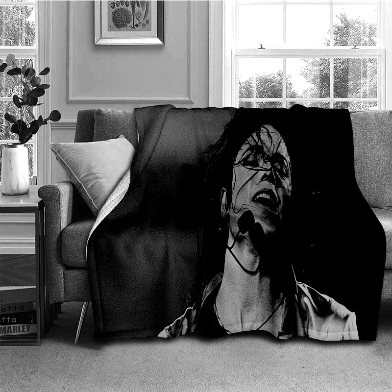 MJ King of Pop Michael Jackson Soft Flannel Blanket for Beds Bedroom Sofa Picnic,Throw Blanket for Cover Outdoors Leisure Gift
