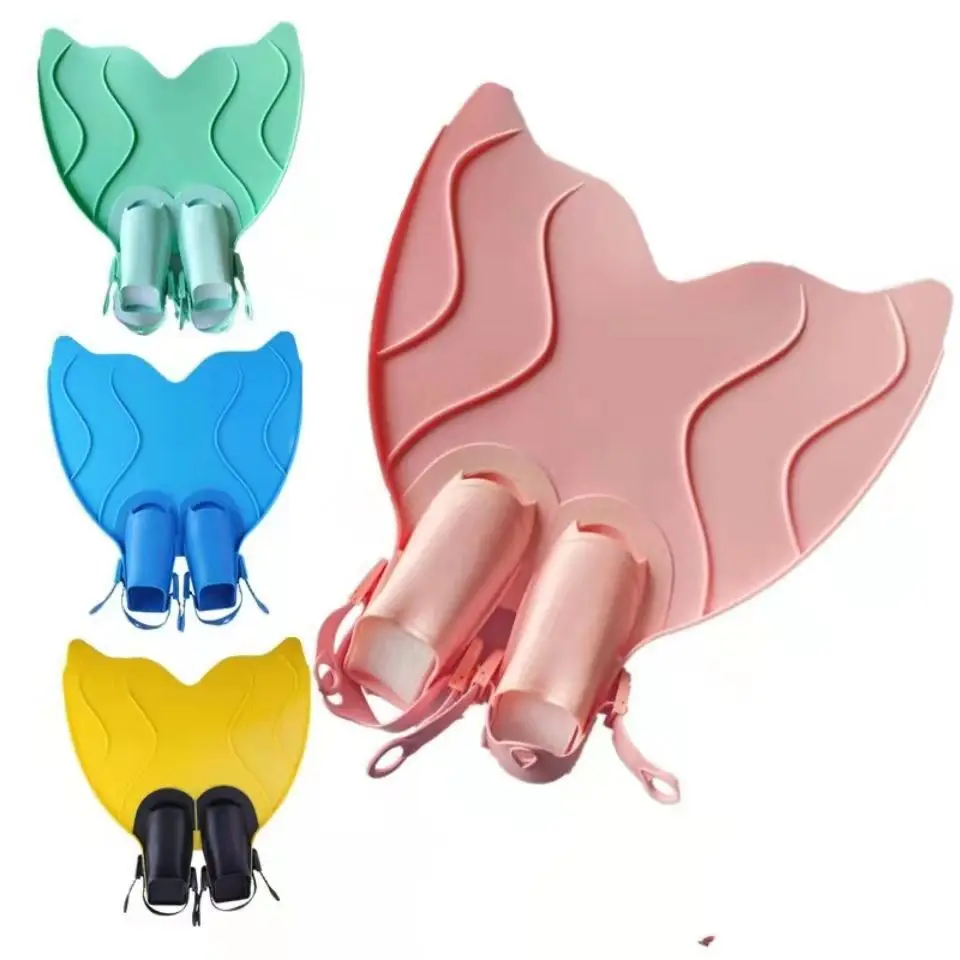 

Adult swimming fin not silicone monofin for swimming Big Mermaid Monofin Only for Diving Fins