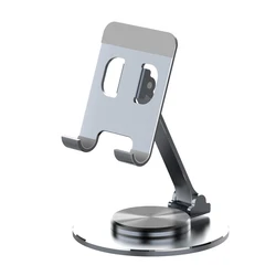 360° Rotate Metal Desk Mobile Phone Holder Stand For iPhone Xiaomi iPad Adjustable Desktop Tablet Table Cell Phone Stand