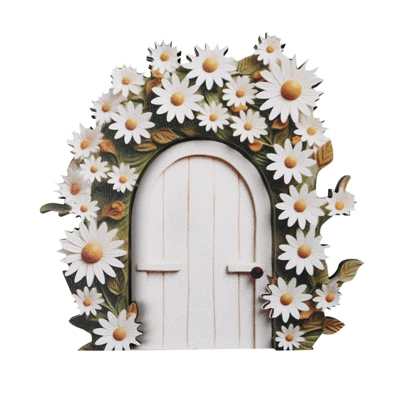 Fairy Door Tree Decorations Miniature Fairy Garden Accessories Outdoor Decors Tree Stumps Decors Door Garden Outdoor