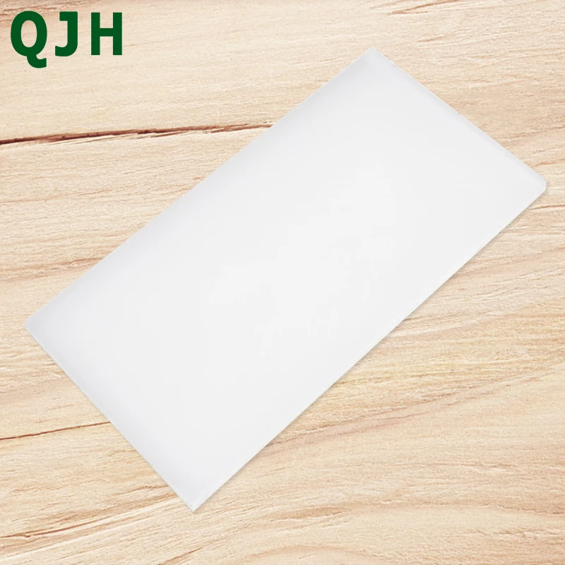 QJH 20x10cm 고품질 PVC 흰색 커팅 보드 고무 망치 매트 가죽 공예 도구 펀칭 스탬프 블록 절단