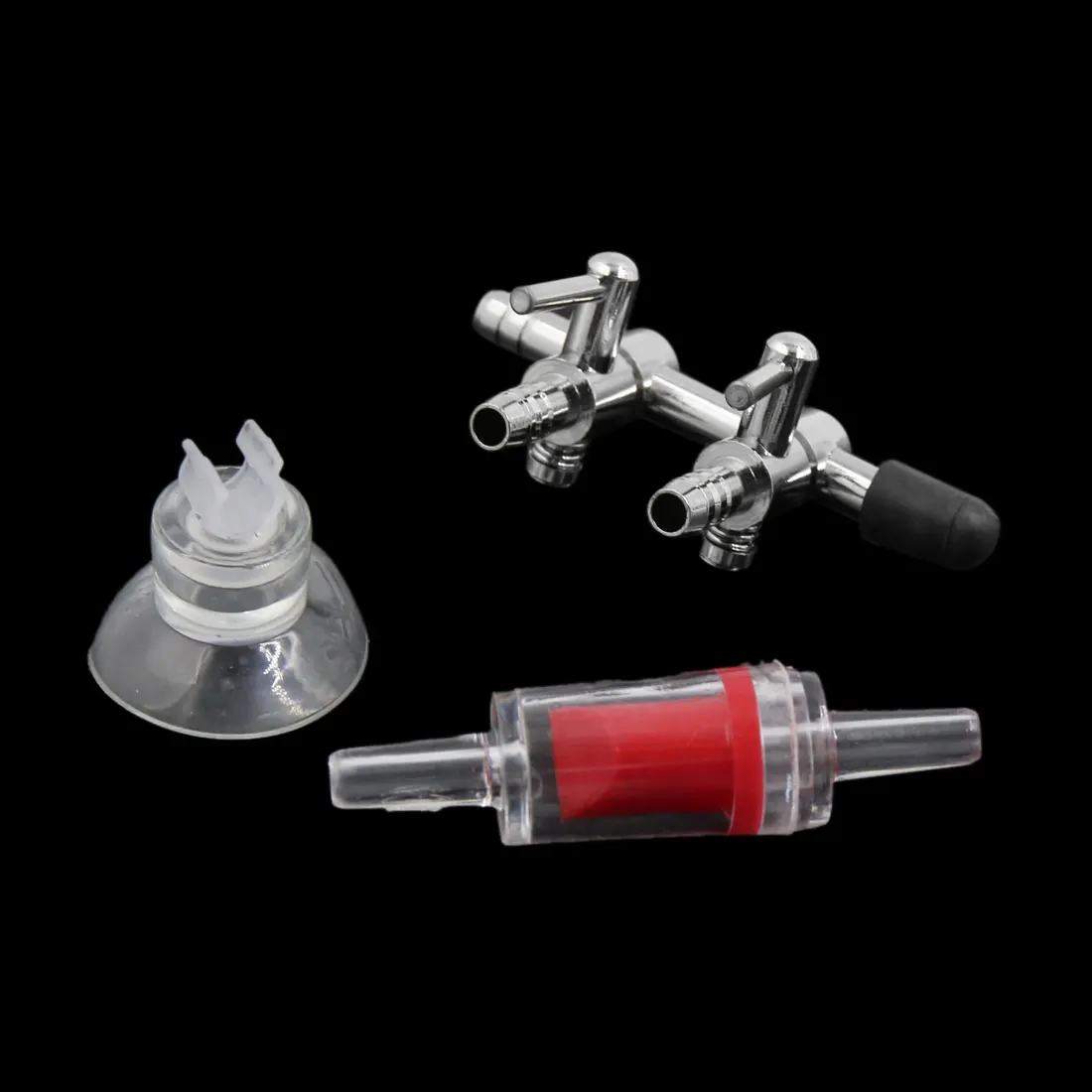 UXCELL Aquarium Air Bubble Stone Oxygen Pump T/Straight Tube Connectors Check Valve Sucker Fish Tank Pond Pump Tools Accessories 4