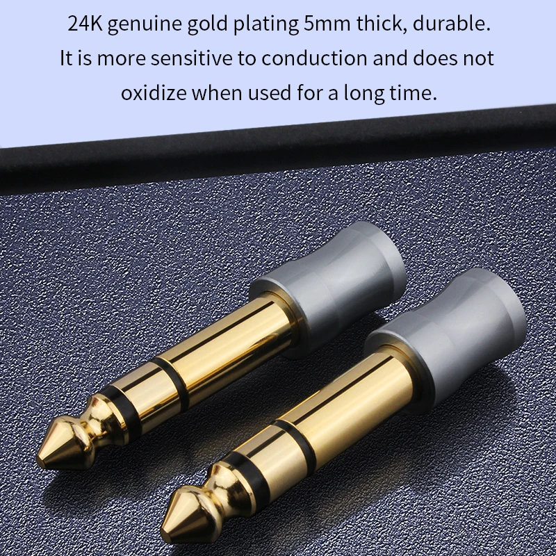 잭 6.5 6.35mm 수 플러그-3.5mm 암 커넥터 헤드폰 앰프 오디오 어댑터 (휴대 전화 PC 노트북 용)