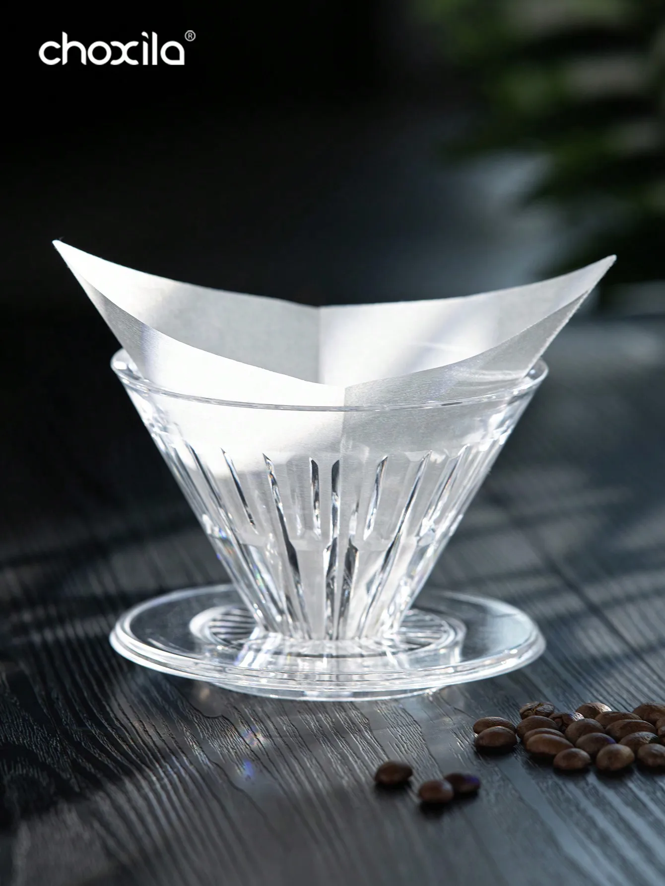 100 Pcs White Square Coffee Filters Size 01 - فلات...