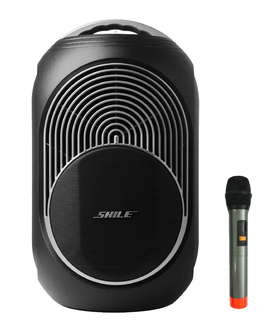8 inch small powered sound bass portable speaker wireless outdoor waterproof blue tooth speaker