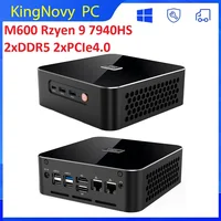 M600 Morefine AMD Gaming PC Rzyen 9 7940HS 7 7840HS 7735HS 2xDDR5 PCIe4.0 Dual 2.5G LAN Mini Gamer Computer desktop WiFi6 BT5.2 1