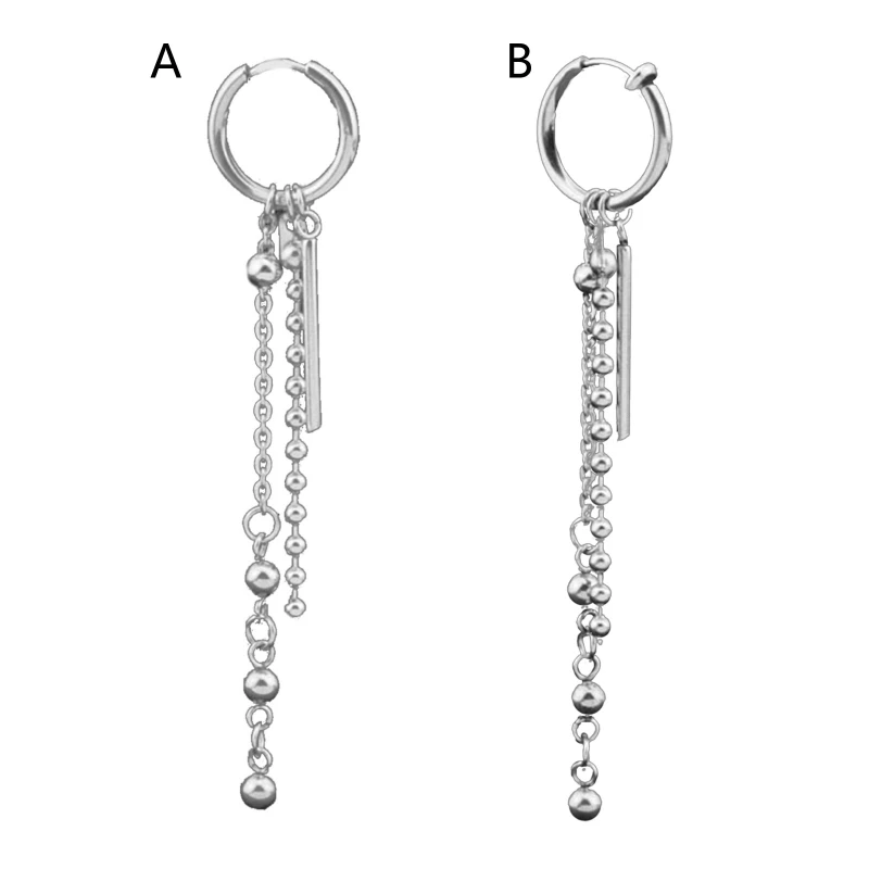 

Round Bead Chain Earrings 2022 All-match Earring Fashion Boys Girls Jewelry