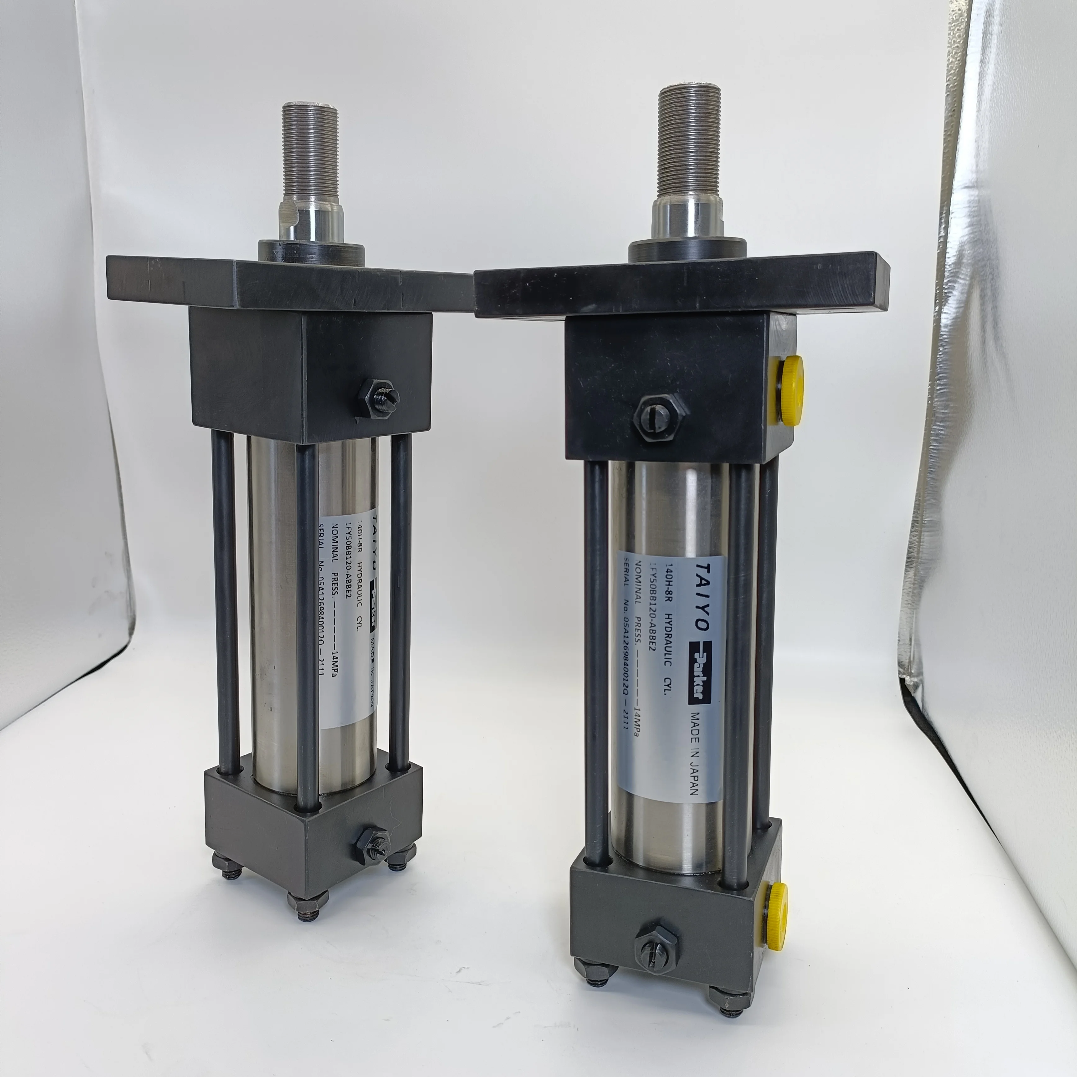 70H-8R2FA140CB400-ABCJ2 TAIYO TAIYO ユアツシリンダ 70H-8R2FA140CB400-ABCJ2 HBR2FA1 Taiyo 70H-8 FA40B100N-AND Double Acting Hydraulic Cylinder 100mm