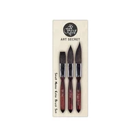 Artsecret Mini Dagger Oval Flat Squirrel Hair Watercolor Brushes Set Professional Painting Brush for Painting Art Supplies 1