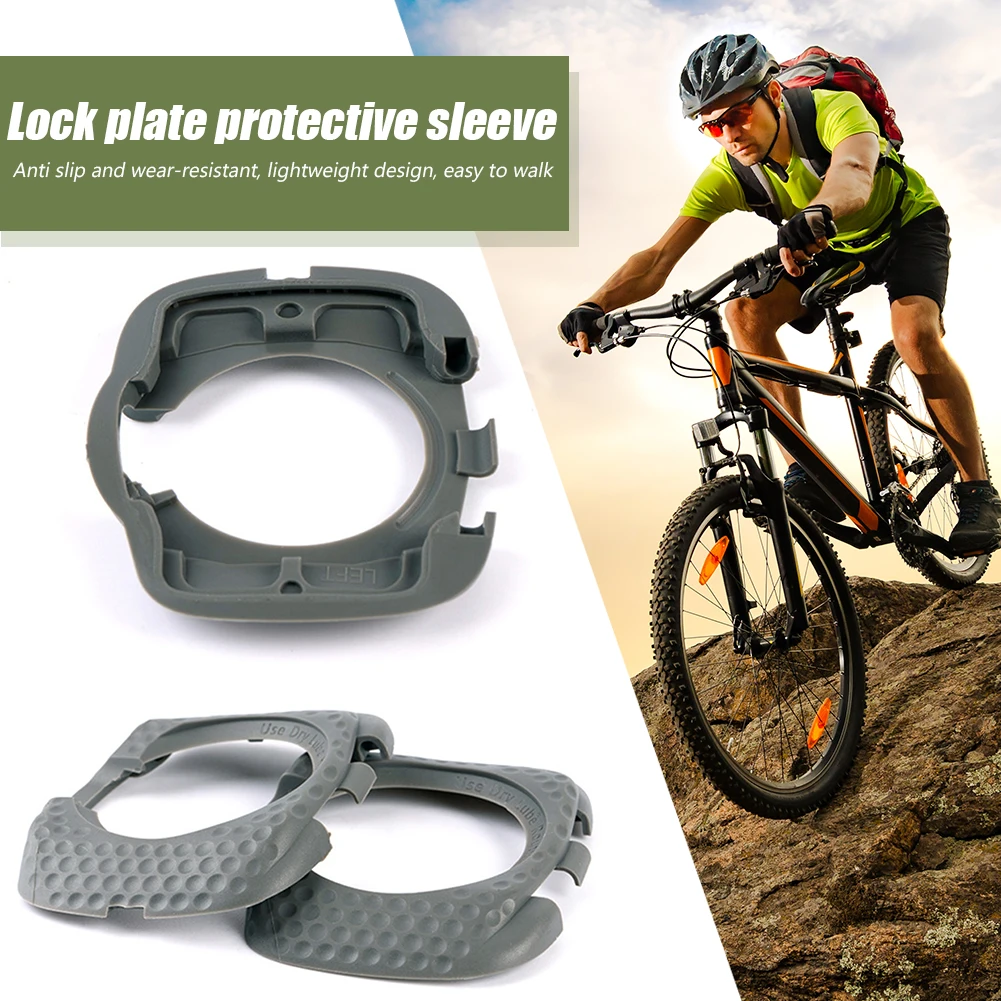 Bike Pair Pedals Cleats Protection Cover Efficient Riding For