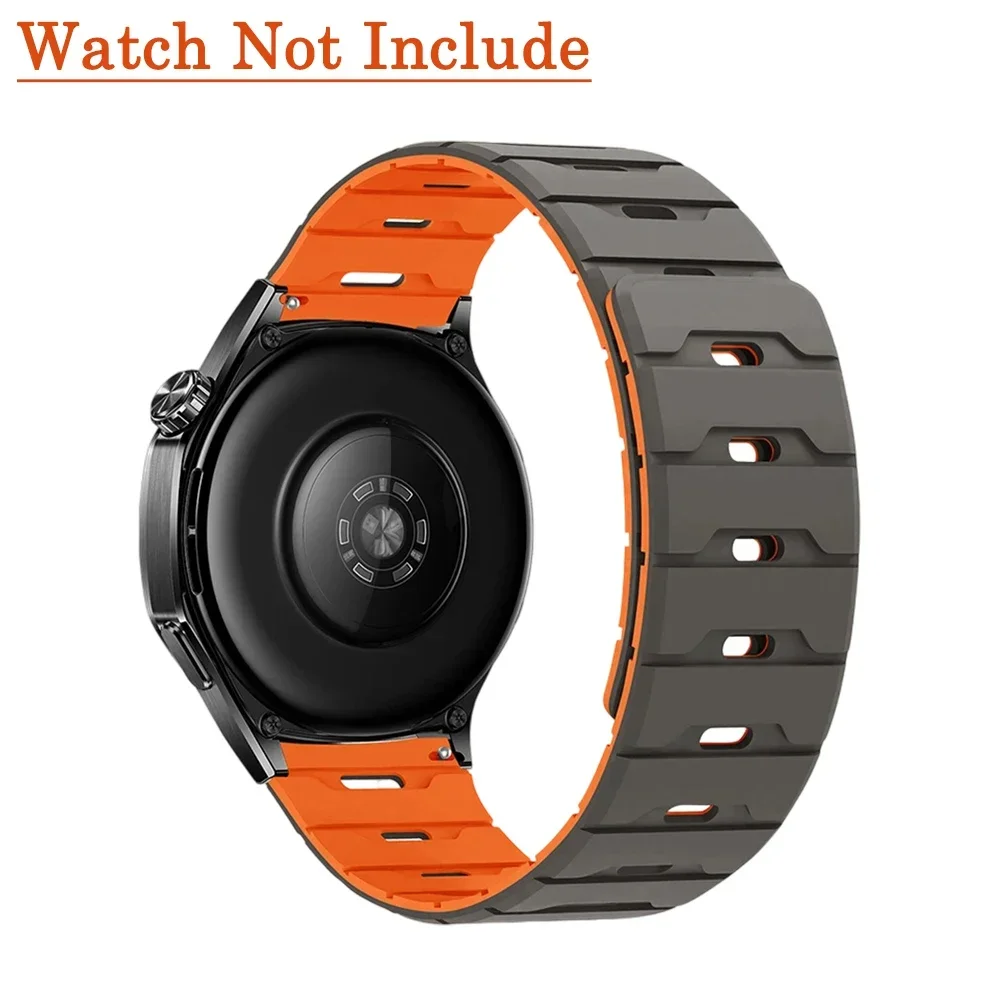 Universal Magnetic Loop Silicone Watch Band - 18mm/20mm/22mm