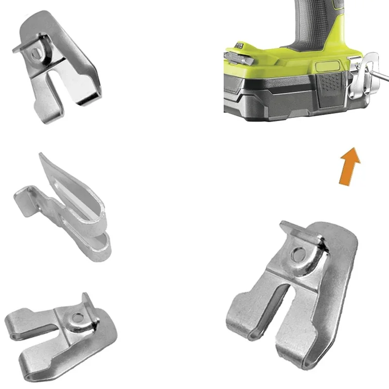 10 Gürtelclips Für Ryobi Werkzeuge - Edelstahl Haken Für Bohrer & 18V Akku-Geräte