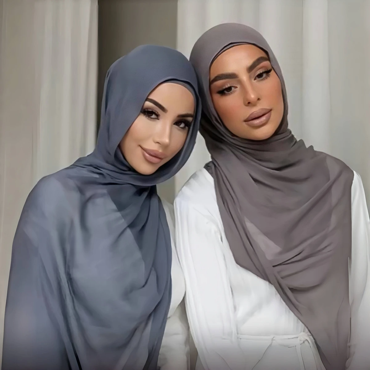 

Soft Viscose Cotton Solid Color Scarf Fashion Wide Edge Thin Hijabs High Quality Headscarf Long Shawls for Muslim Woman