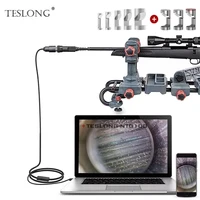 Teslong Rifle Endoscope Camera, Weapon Borescope Gun Inspection Camera Fit for .20 Caliber and Larger, NTG100+5Pcs Side Mirror 1