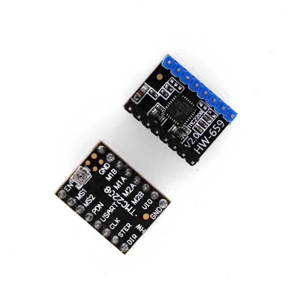 스텝퍼 모터 드라이버, 음소거 드라이버, 3D 프린터 부품, SKR V2.0 램프, 256 마이크로스테핑 제어 보드, TMC2208, 2A 스텝스틱