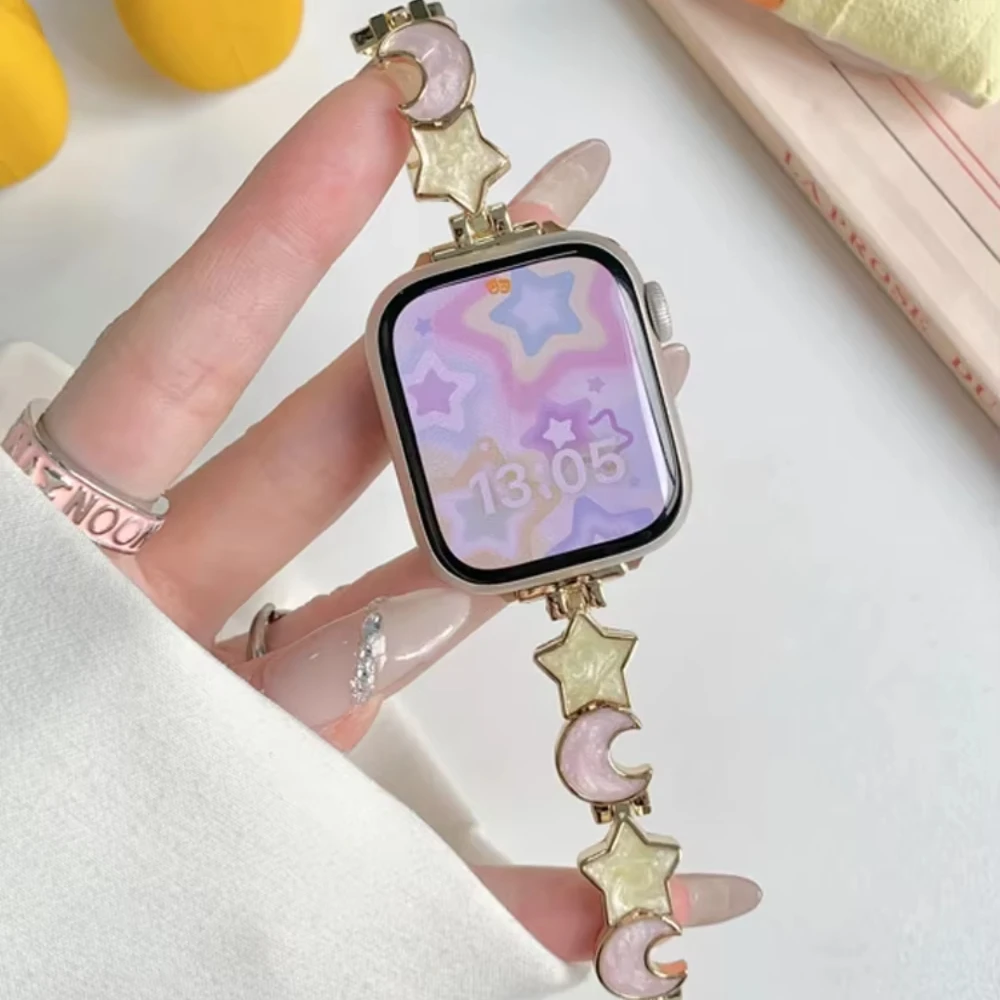 Elegant Stainless Steel Band for Apple Watch 9 8 7 6 SE 5 4 Slim and Durable Strap for iWatch 9 Ultra 2 49mm 42 44 45mm