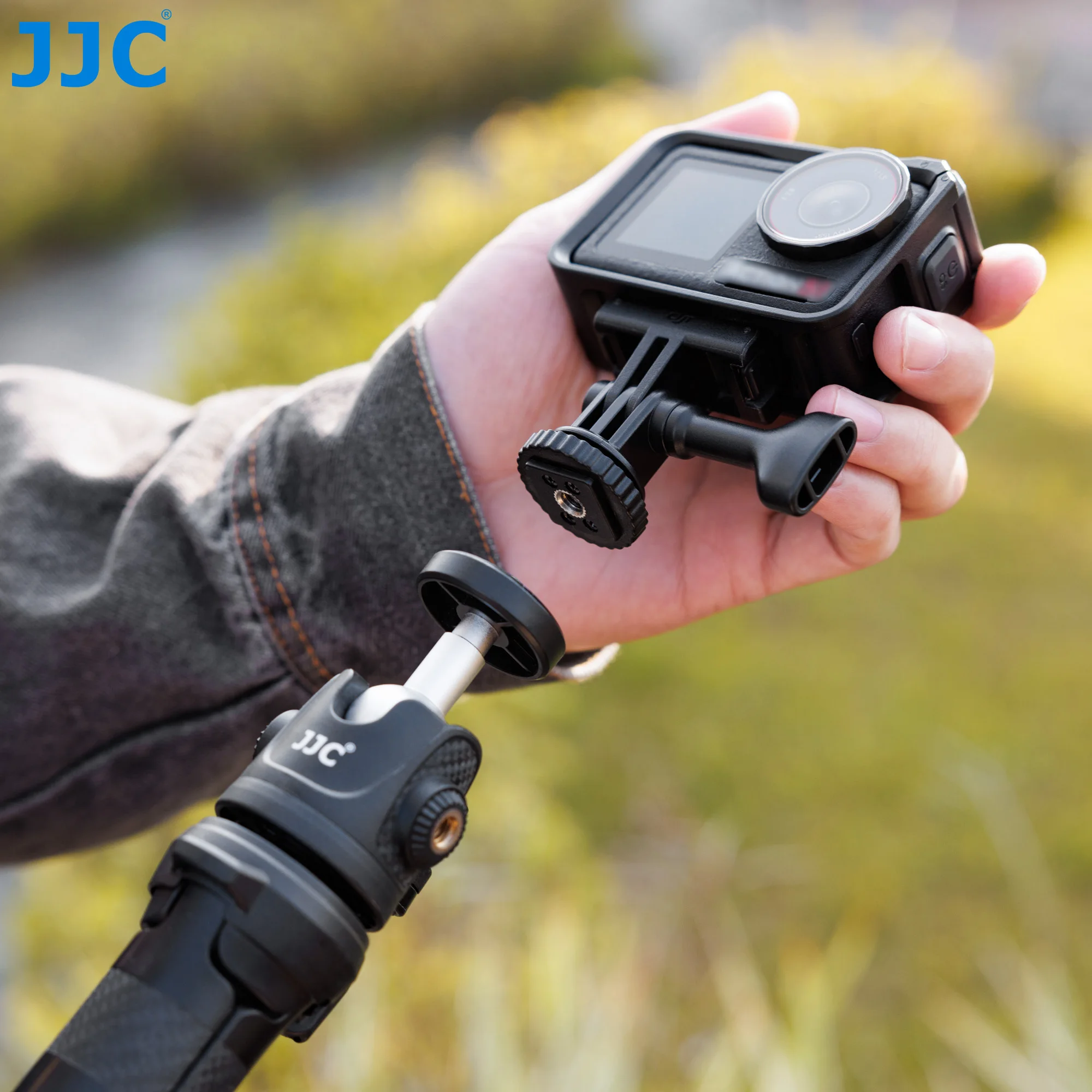 Per Go Pro Accessori Treppiede Monopiede Ve di Montaggio con Adattatore Hot Shoe da 1/4 '' per Gopro Hero 11 10 4 5 6 7 8 9 DJI Action Camera  44