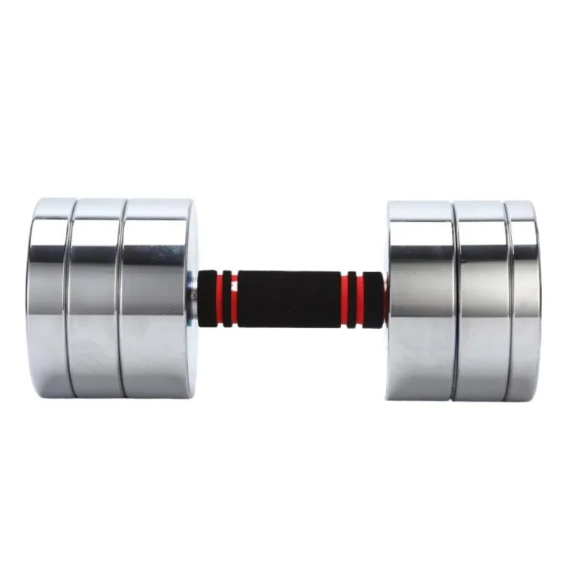 10kg Electroplating Pure Steel Mini Dumbbell Multiple Household Adjustable Solid Dumbbell
