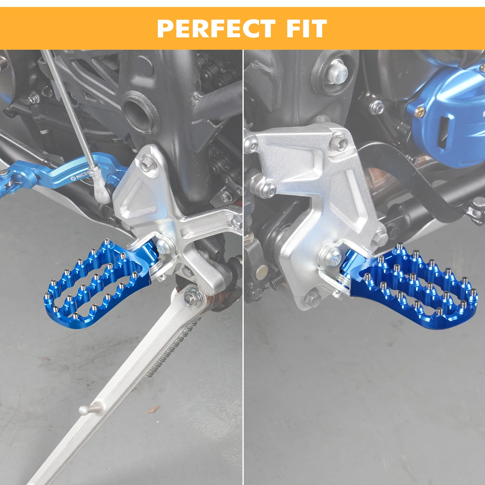 Für Yamaha Tenere 700 XTZ 700 2019-2024 Fußrasten Fußstützen Fußpedale Tenere 700 T700 Rally Edition 2020 2021 2022 2023 2024 – Detail 18