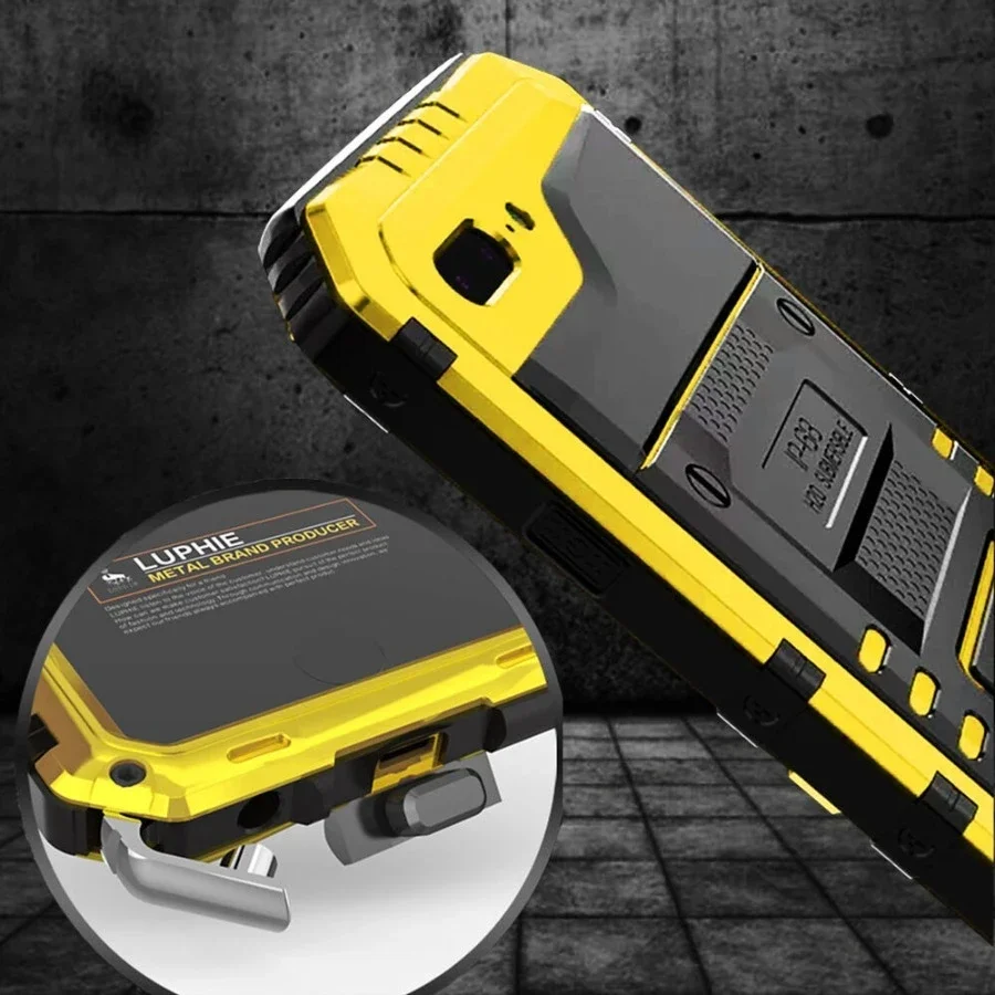 High quality IP68 submersible shockproof rugged case for iPhone 15 14 13 12 11 Pro XS Max XR 8 7 Aluminum metal case