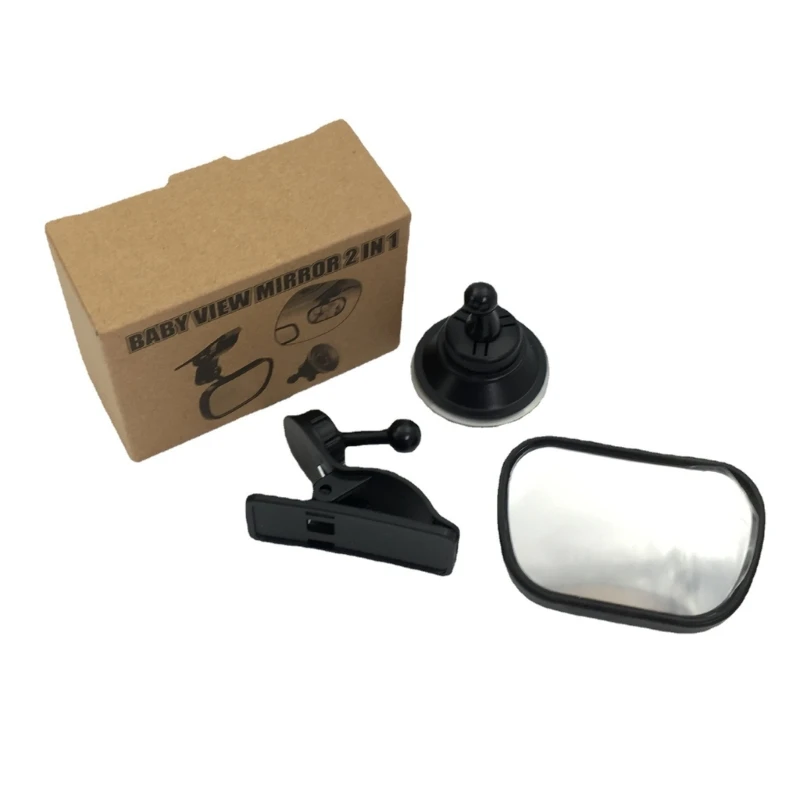 

Auto Rear RearviewMirror with Suction Cup Child Baby Rotation Safe Monitor