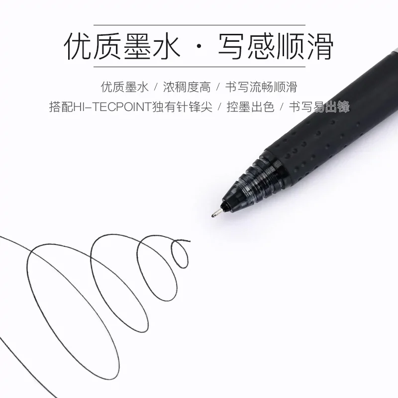 PILOT – stylo à bille roulante d'encre liquide rechargeable et rétractable hi-tecpoint  V5 RT, pointe à aiguille Extra Fine de 0.5mm, Super lisse - AliExpress