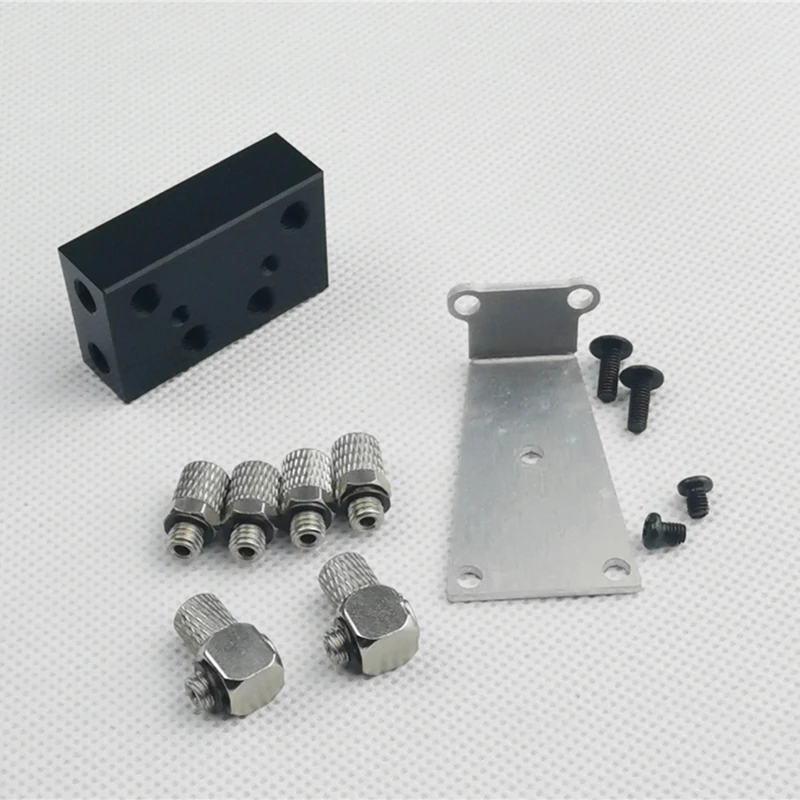 RC Hydraulikmodell Big Arm Sub-Öl-Schaltkreisblock Zweiwege-Dreiwegeventilblock 1/14 1/12 Baggermodellzubehör