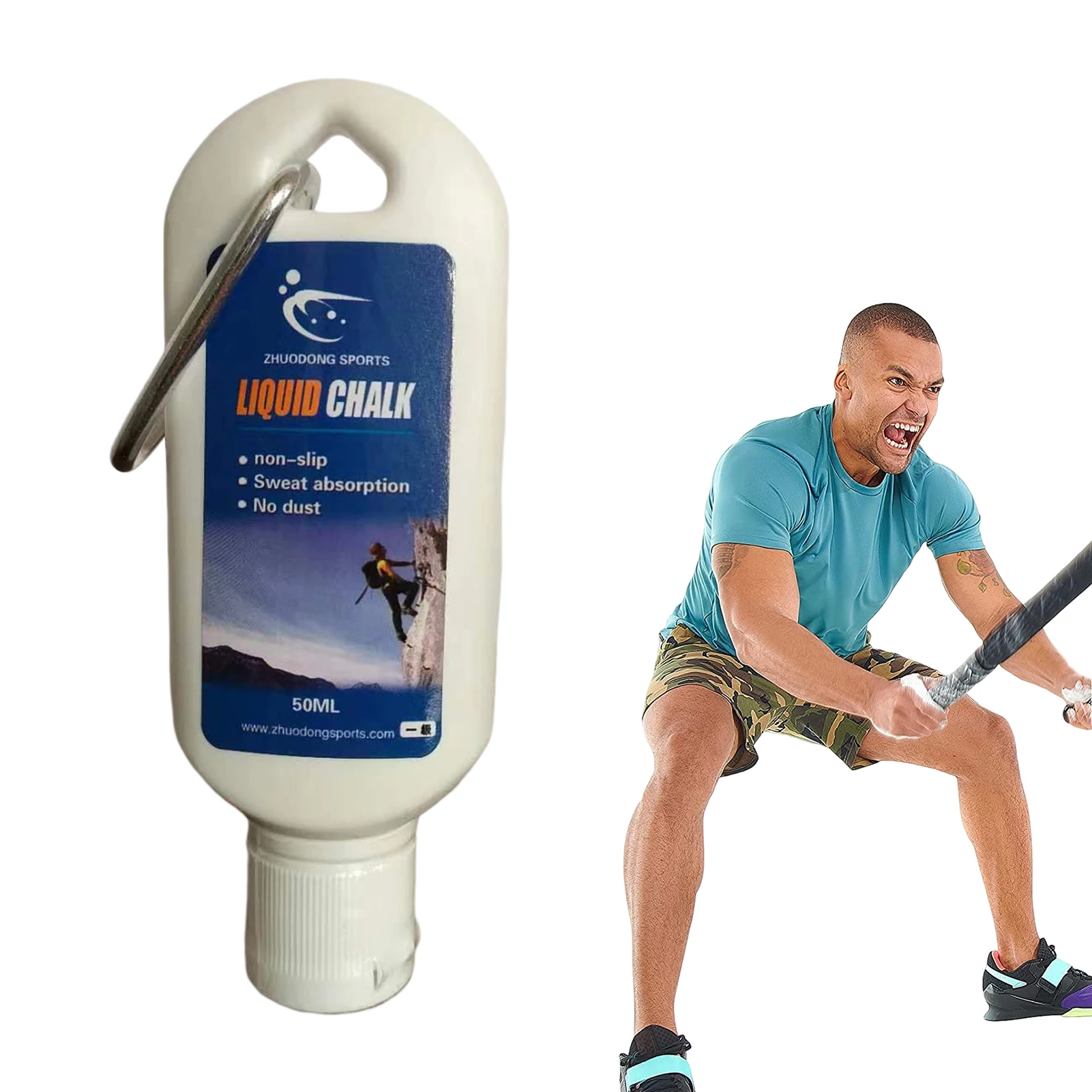 Description Picture 5 of itemLiquid Climbing Chalk Grip Maximum Gym Chalk Bodybuilding Crossfit Weight Lifting Gymnastics Pole Dance Athletics Liquid Chalk