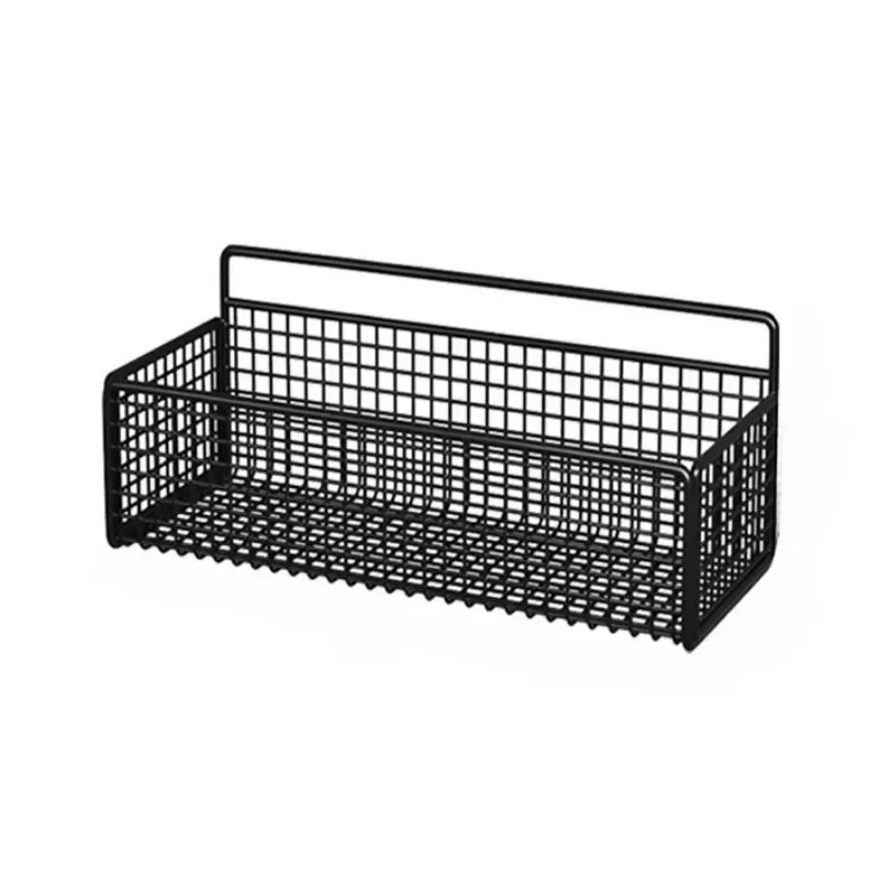 KAWAN Bathroom Grid Shelf Suspension Type Bathroom Organizer Shampoo Shower Gel Kitchen Makeup Storage Bathroom Accessories 6