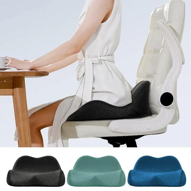 

Comfort Car Wedge Seat Cushion Rebound Hip Support auto Wedge Seat Butt Pad Orthopedic Support Seat Cushion automotive seat pads