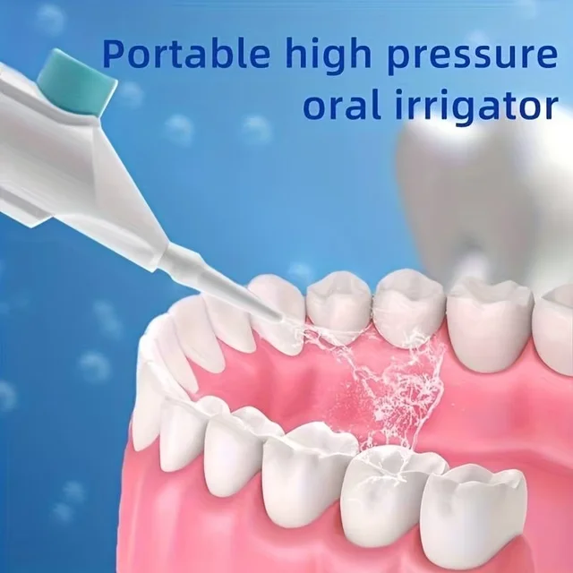 Household High Pressure Oral Irrigator Portable Teeth Clean Water Dental Floss Manual High Pressure Water Toothpick 3