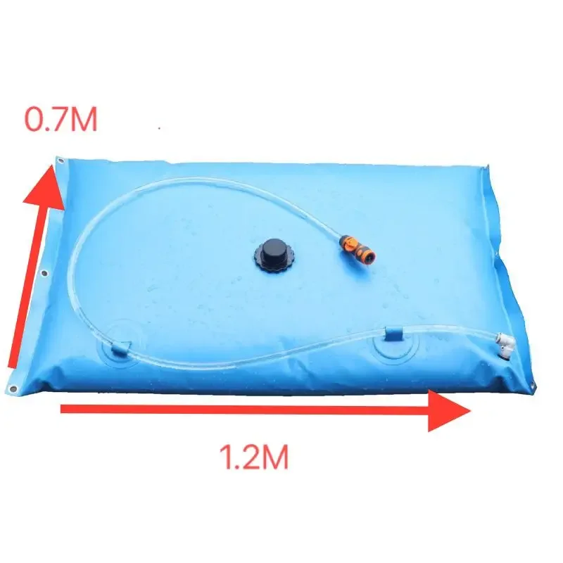 100Loutdoorlargecapacitycarwaterbagthickenedfoldableeasy