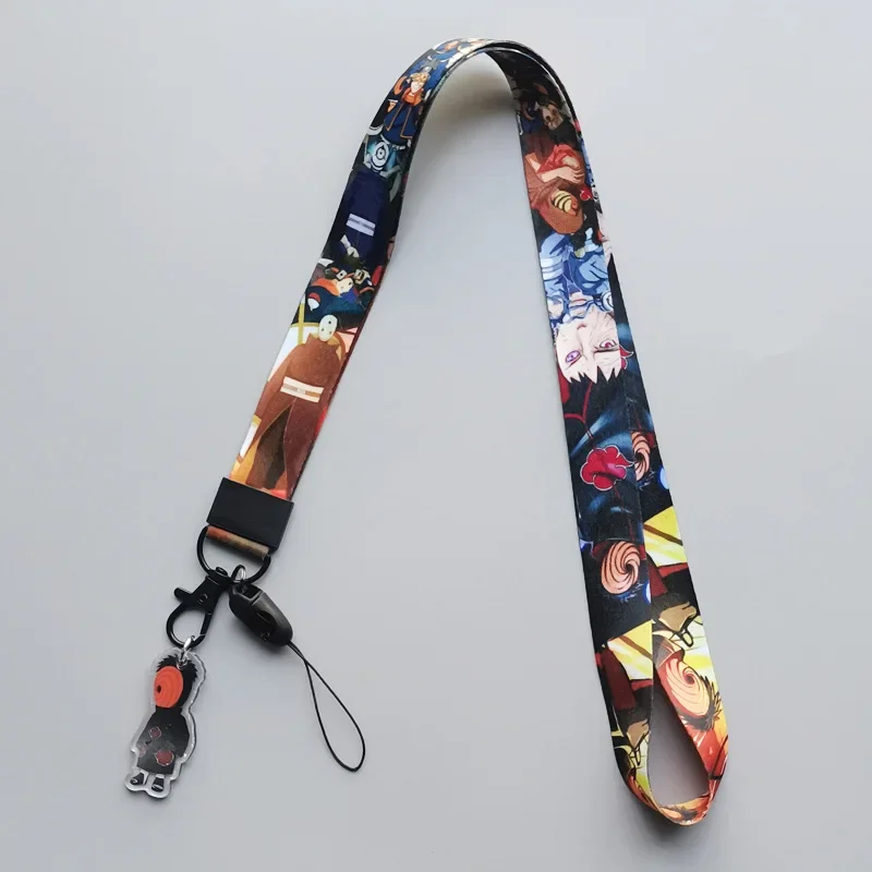 Charming NARUTO Cartoon Phone Strap with Neck Lanyard