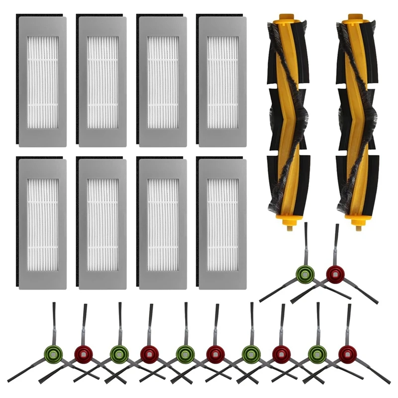 

Brush Filter Accessories Replacement Parts Set, Main Brushes For ECOVACS DEEBOT T8 N8 Ozmo 950 920 Replacement Parts