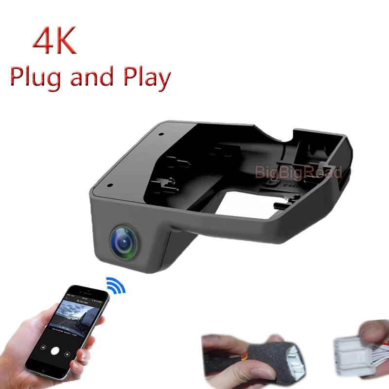 

For Xiaopeng G3 G3i 2019 2021 2020 4K Plug And Play Car Video Recorder Wifi DVR Dash Cam Camera FHD 2160P